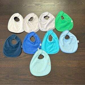 Green Sprouts - 9 Velcro Terrycloth Bibs